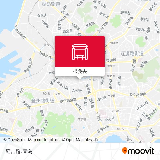 延吉路地图