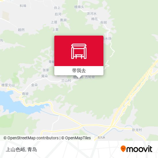 上山色峪地图
