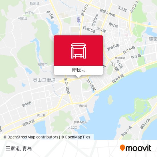 王家港地图