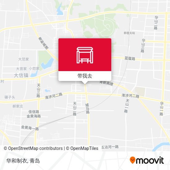 华和制衣地图