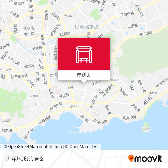 海洋地质所地图