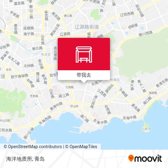 海洋地质所地图