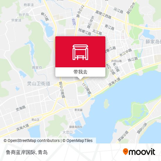 鲁商蓝岸国际地图