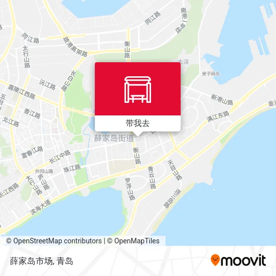 薛家岛市场地图