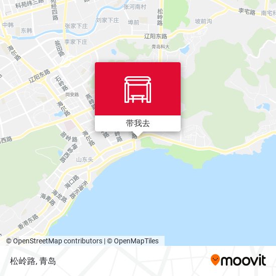 松岭路地图