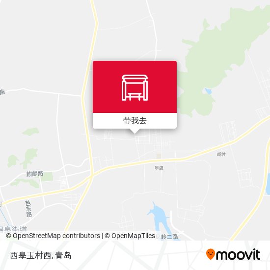 西皋玉村西地图