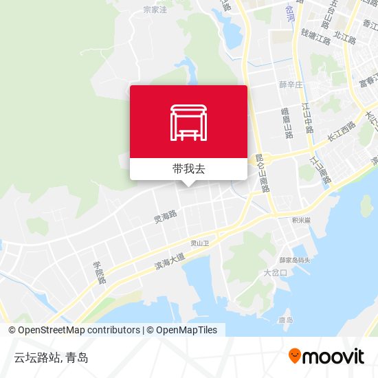 云坛路站地图