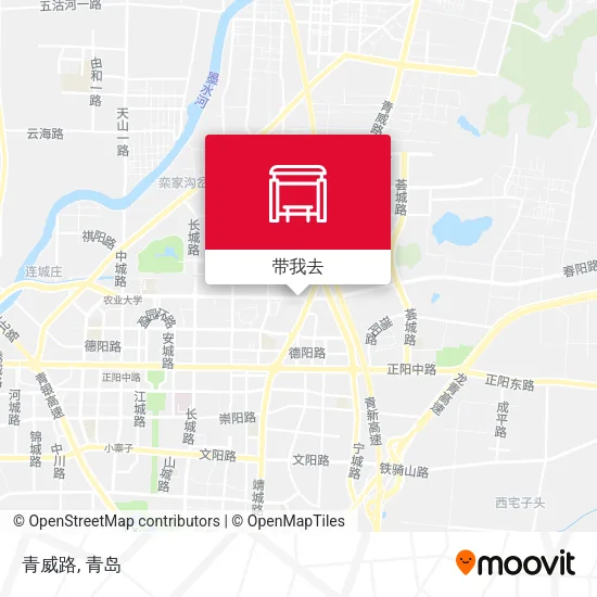 青威路地图
