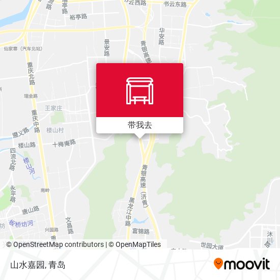 山水嘉园地图