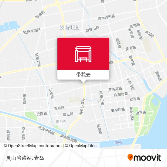灵山湾路站地图