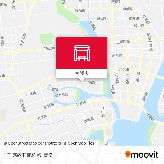 广博路汇智桥路地图