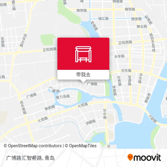 广博路汇智桥路地图