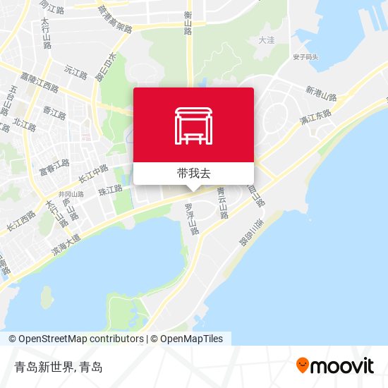 青岛新世界地图