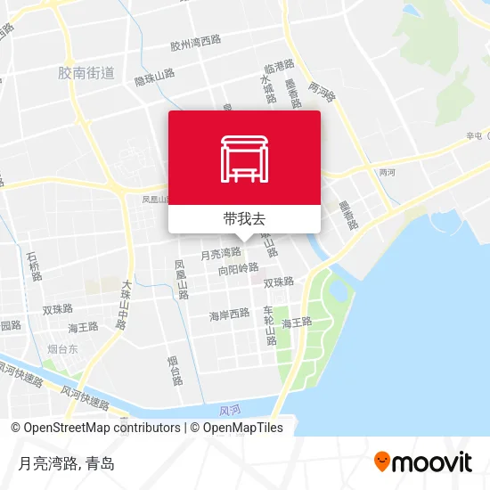 月亮湾路地图