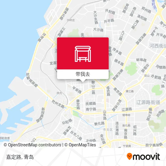 嘉定路地图