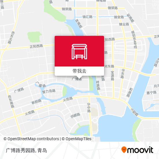 广博路秀园路地图
