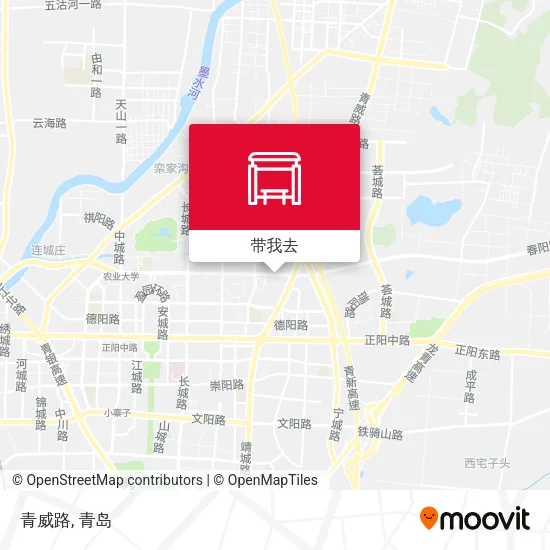 青威路地图