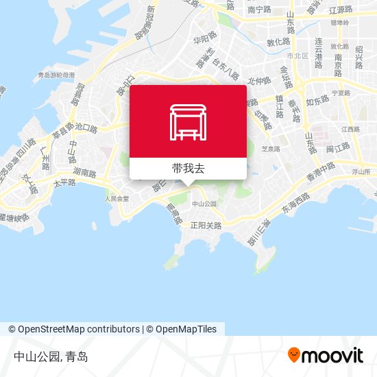 中山公园地图