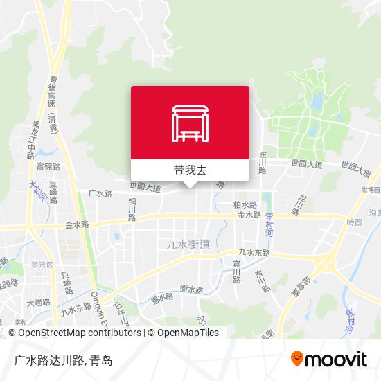 广水路达川路地图