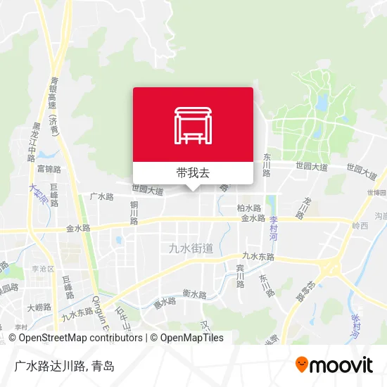 广水路达川路地图