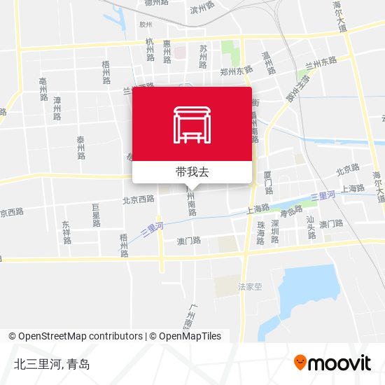 北三里河地图