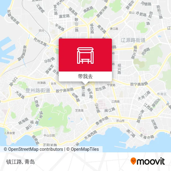镇江路地图