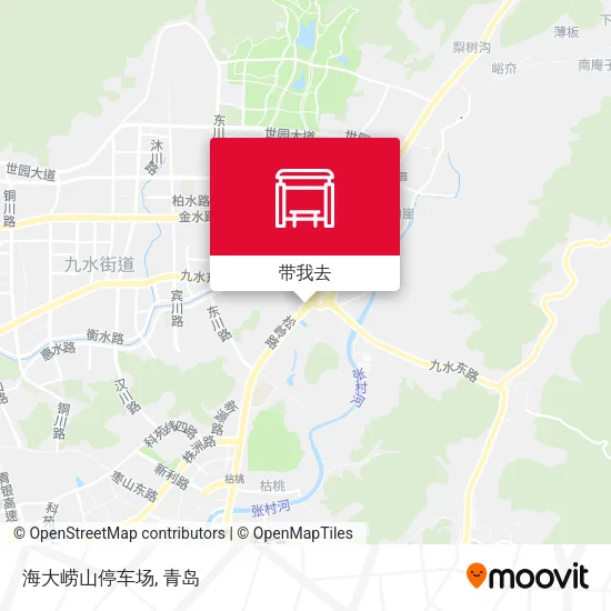 海大崂山停车场地图