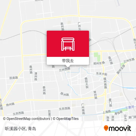 听溪园小区地图