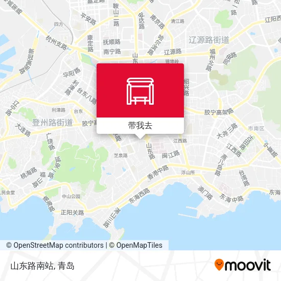 山东路南站地图