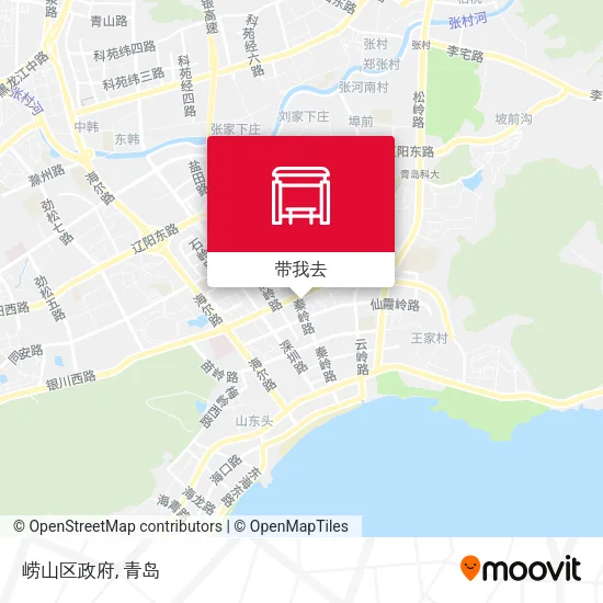 崂山区政府地图