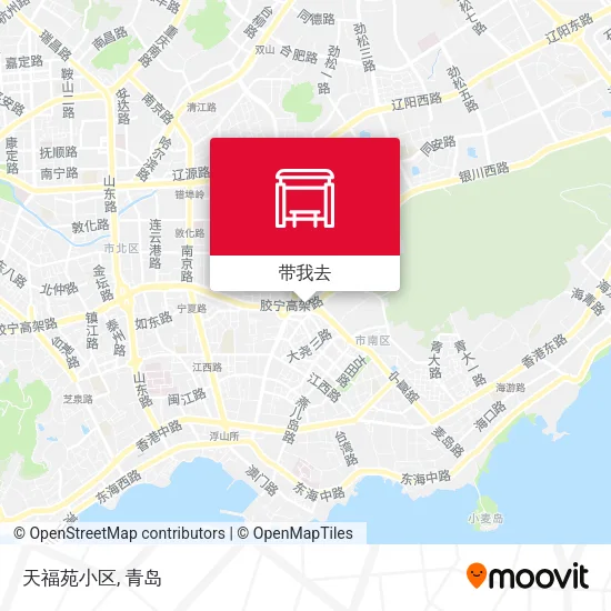 天福苑小区地图