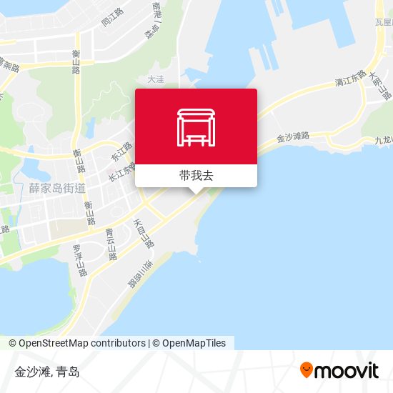 金沙滩地图