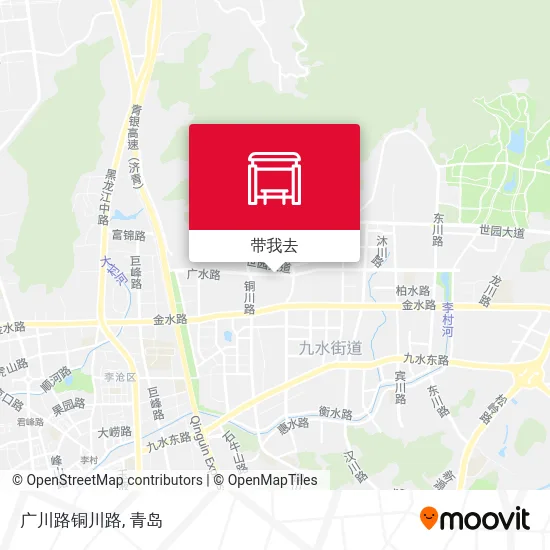 广川路铜川路地图