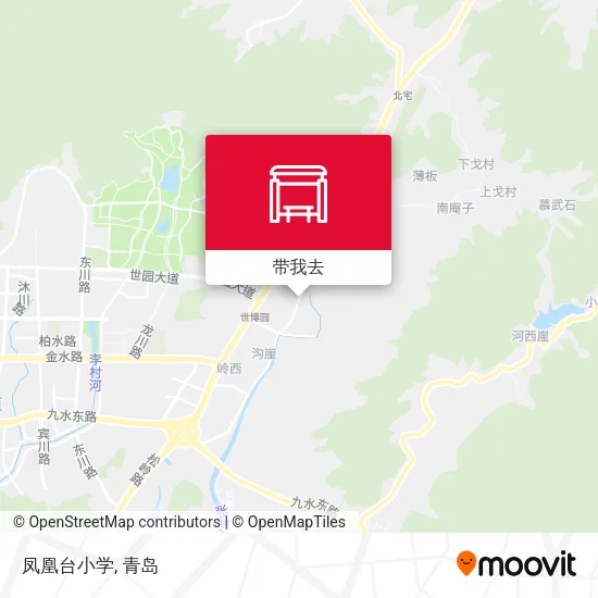 凤凰台小学地图