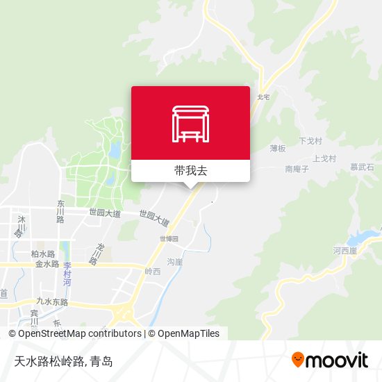 天水路松岭路地图