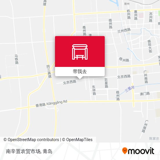 南辛置农贸市场地图