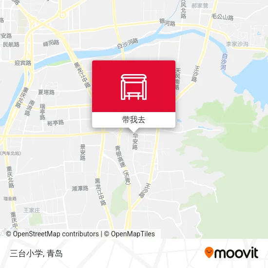 三台小学地图