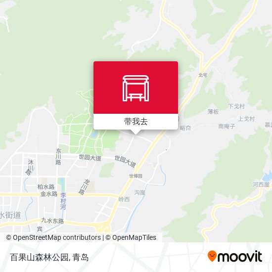 百果山森林公园地图