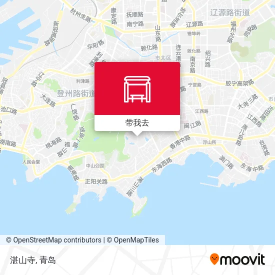 湛山寺地图