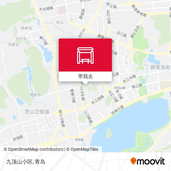 九顶山小区地图