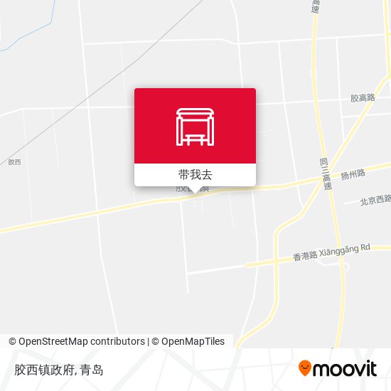 胶西镇政府地图
