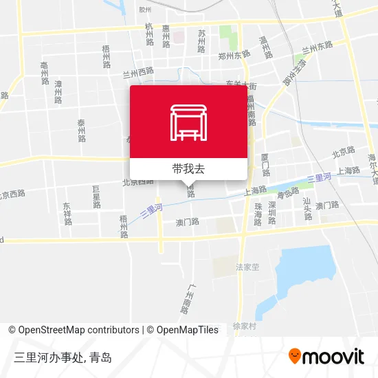 三里河办事处地图