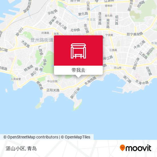 湛山小区地图