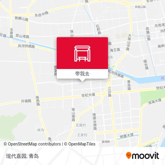 现代嘉园地图
