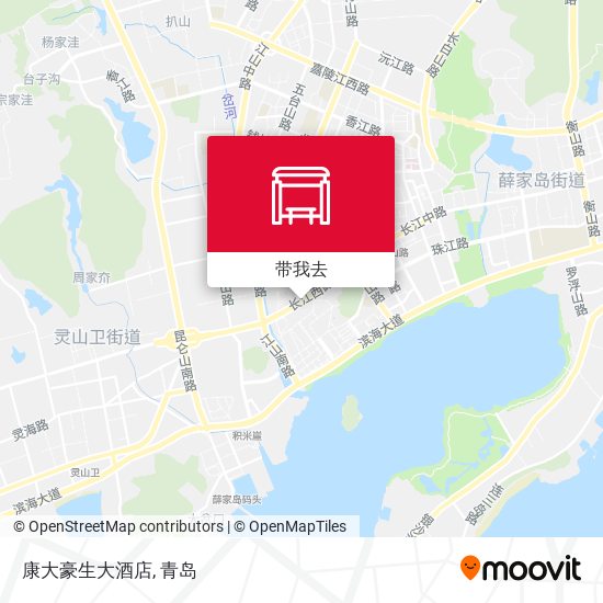 康大豪生大酒店地图