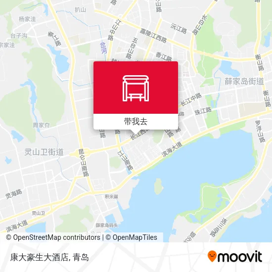 康大豪生大酒店地图