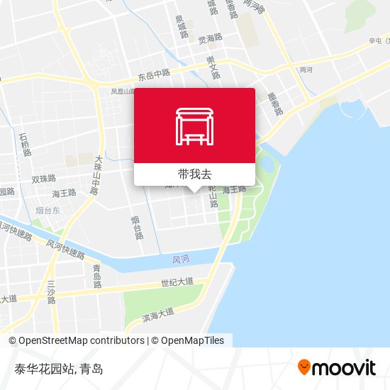 泰华花园站地图