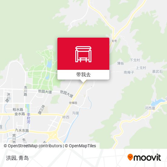 洪园地图