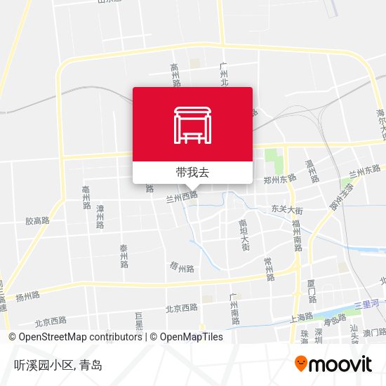 听溪园小区地图