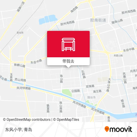 东风小学地图